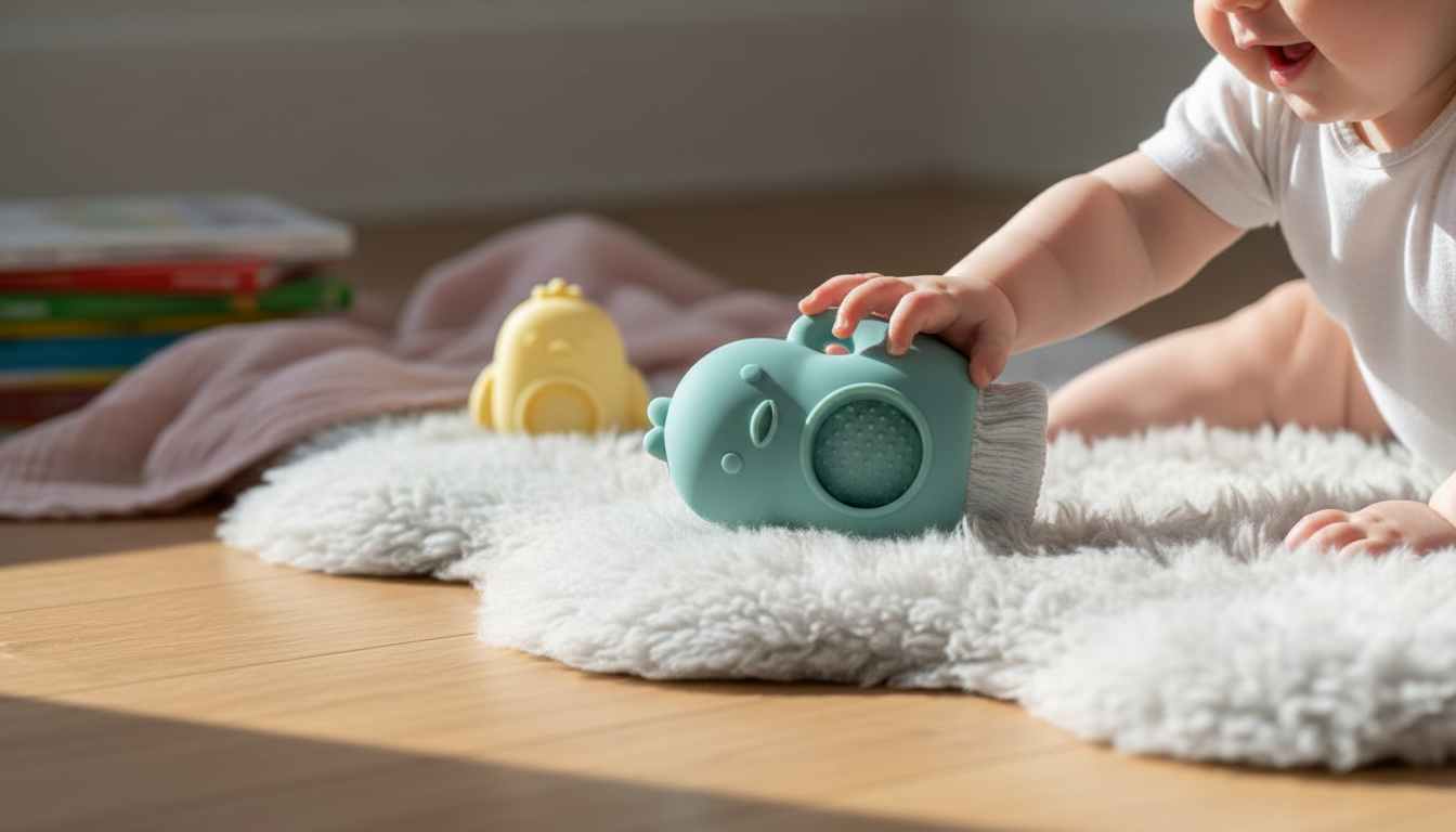 Silicone Teething Mitten Glove: BPA-Free Self-Soothing