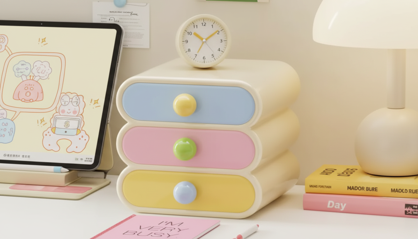 Smarter Vanity Storage: 3-Layer Dustproof Drawer Box